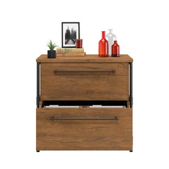 Wood Lateral File with Efficient Document Storage, Brown