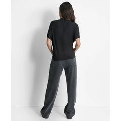 DKNY Mock Neck Dolman Knit Top