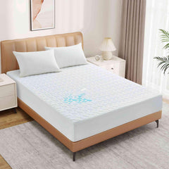 Waterproof Mattress Protector, Noiseless & Secure Fit with Deep Pocket