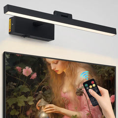 Modern Wireless LED Vanity Light 3CCT Dimmable, Remote Control, Rechargeable, Easy Magnetic Installation
