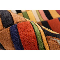 Momeni New Wave Hand Tufted New Zealand Wool Contemporary Abstract Area Rug.