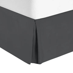 Nestl Luxury Pleated Twin Size 14 inch Drop Bed Skirt