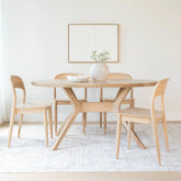 Solid Wood Oval 62" Dining Table