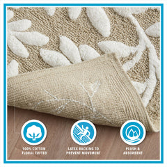 Madison Park Belle Cotton Tufted Bath Rug