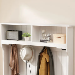 Timechee 34.3'' Wide Hall Tree with Bench and Shoe Storage
