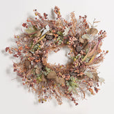 SAFAVIEH Genioara Faux 26 Inch Berry & Acorn Wreath - 26" W x 26" D x 8" H - 26Wx26Dx8H