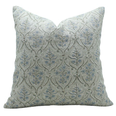 Fabdivine Blue Boho Cotton Cushion Cover Handmade Sofa Living Room Home Decor, Vishal Pushp