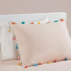 Intelligent Design Kids Tessa Tassel Comforter Set with Heart Shaped Throw Pillow
