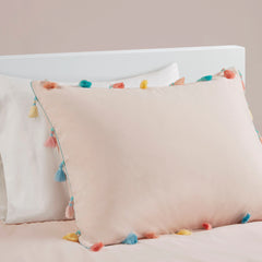 Intelligent Design Kids Tessa Tassel Comforter Set with Heart Shaped Throw Pillow