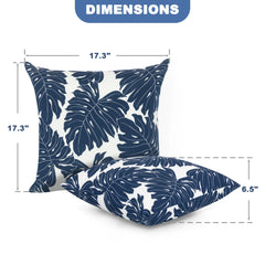 Outdoor Patio Water-Resistant Throw Pillows Set of 2