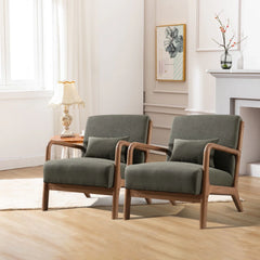Aston Modern Solid wood Accent Chair for Living Room
