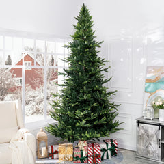 Prelit Artificial Christmas Tree – Realistic Nordic Design with Warm LED Lights for a Cozy Holiday Ambiance