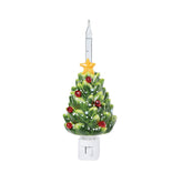 Christmas Tree Bubble Night Light - Green