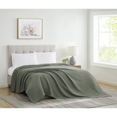 Cannon Heritage Cotton Waffle Blanket and Throw