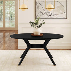 Solid Wood Oval 62" Dining Table