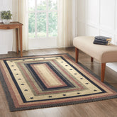 Colonial Star Jute Rug Rect w/ Pad 60x96 - 5' x 8' Rectangle