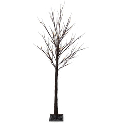 6' Lighted Christmas Birch Twig Tree Outdoor Decoration - Warm White LED Lights