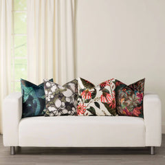 Smithsonian Royal Palms Velvet Throw Pillow