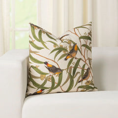 Smithsonian Songbirds Throw Pillow