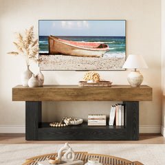63 Inches Long TV Stand for TVs Up to 70 Inches - 15.75" D x 63" W x 23.62" H