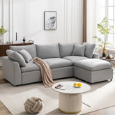 Harper&Bright Designs L Shaped Sofa with Reversible Chaise