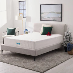 Lucid SureCool 12-inch Gel Memory Foam Mattress, Made in the USA