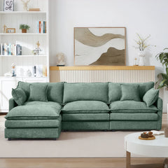 Modular Sectional Sofa, 102 Inch L Shaped Couch Set for Living Room