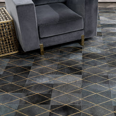 Ben Soleimani Arlequin Hide and Viscose Hand Woven Rug