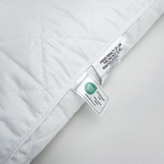 2 Pack Hotel Quality Goose Feather Bed Pillows for Side & Back Sleepers