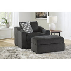 Signature Design by Ashley Wryenlynn Black Ottoman