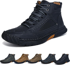 Sawbehind Mens Boots, Sawbehind Men's Comfortable Handmade Leather Boots – 2025 New Waterproof, Archs Support