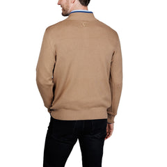 TailorByrd Men's Fine Knit Quarter Zip Pullover