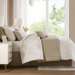 Madison Park Nocturne 10 Piece Jacquard Comforter Set