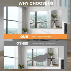 Large Full-Length Mirror for Home Gym Yoga and Dance Studio