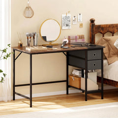 Costway 48” Computer Desk Industrial Home Office Desk with Open