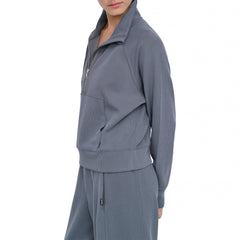 DKNY Sport Highline Rib Half-Zip Pullover