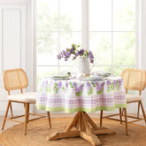 Lilac Garden Floral Tablecloth