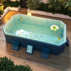 2.1pvc Inflatable Folding Swimming Pool