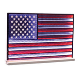 LED Lighted American Flag Patriotic Infinity Tunnel Light - 26.25"