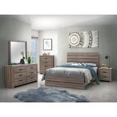 Brantford Farmhouse Panel Bedroom Set Barrel Oak