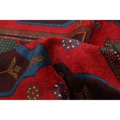 ECARPETGALLERY Hand-knotted Teimani Red Wool Rug - 3'8 x 6'4