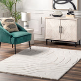 Nuloom Camari SuperiorWash Contemorary Faux Rabbit Machine Washable Area Rug