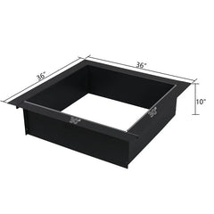 36" Steel Outdoor Wood Burning Fire Ring