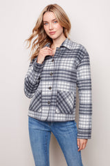 Plaid Reversible Short Jacket