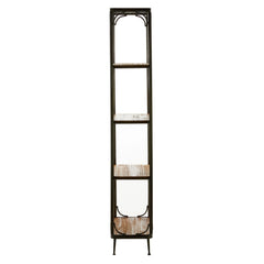 Wood 5 Shelf Shelving Unit - Brown - Roche River Decor