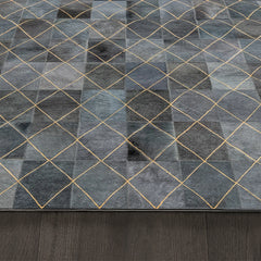 Ben Soleimani Arlequin Hide and Viscose Hand Woven Rug