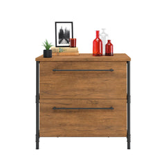 Wood Lateral File with Efficient Document Storage, Brown