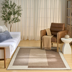 Nourison Copenhagen Flatwoven Wool Indoor only Geometric Area Rug