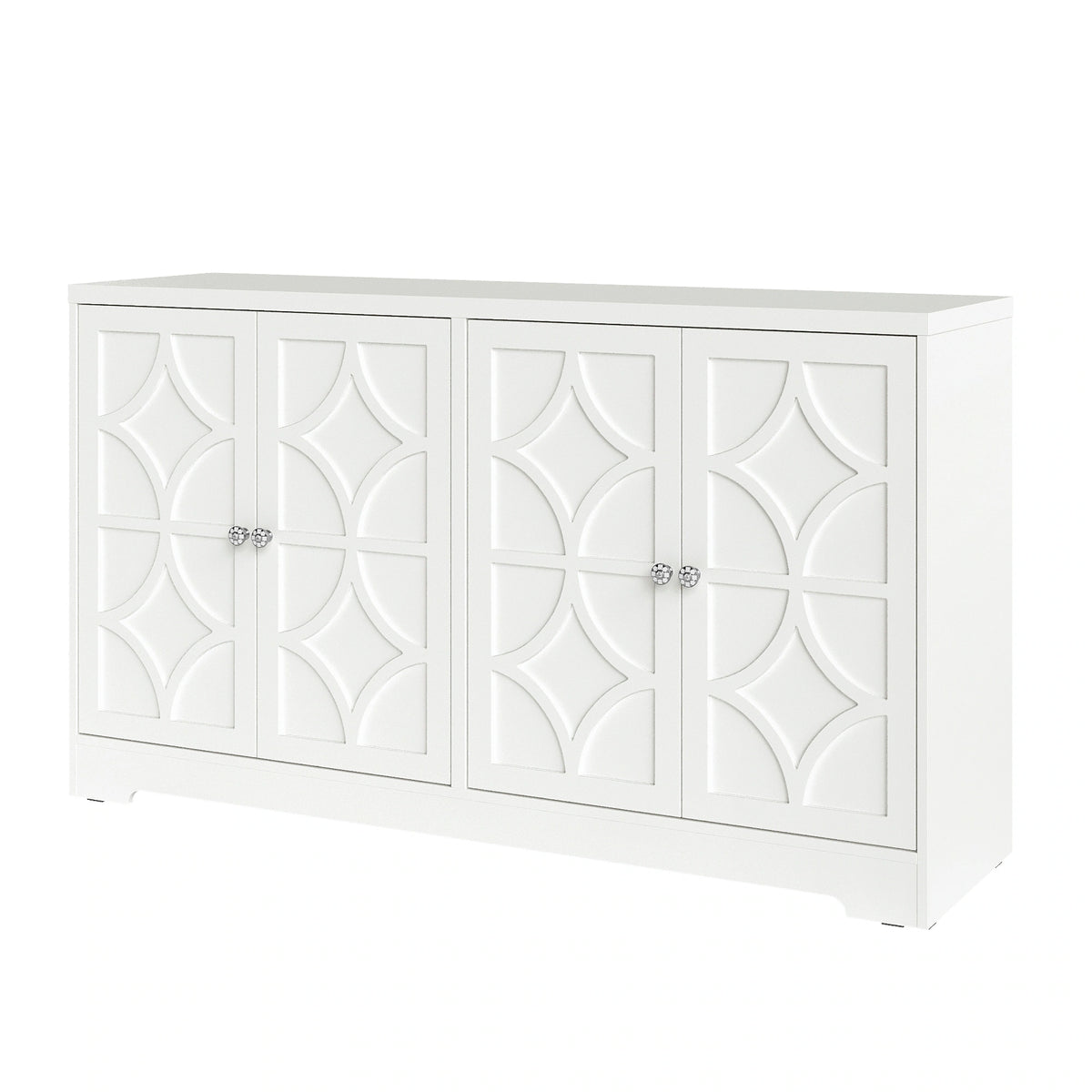 58" Sideboard Cabinet with 4 Doors