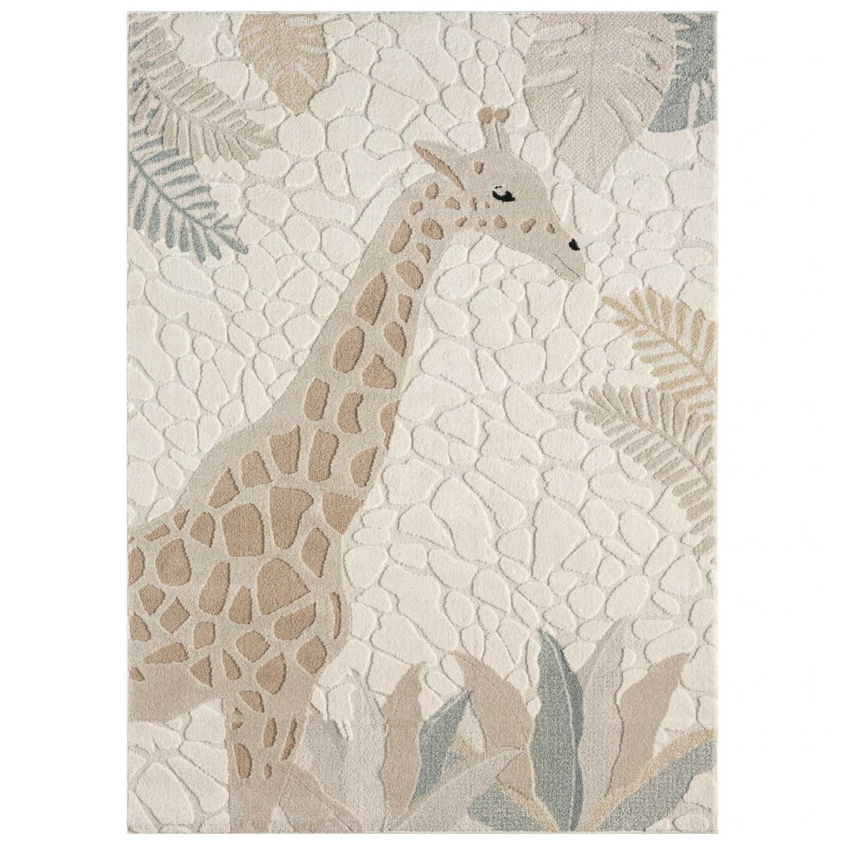 TOWN & COUNTRY PLAY Jungle Giraffe Kids Area Rug